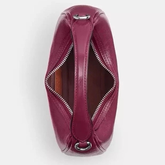 NWT Coach “Carmen” Mini Crinkled Leather Crossbody - Picture 4 of 14